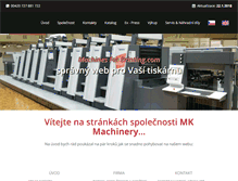 Tablet Screenshot of machines-for-printing.com